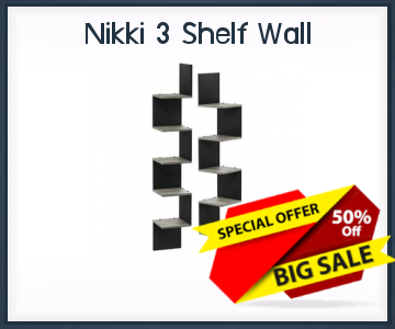 Wayfaircubestorage Nikki 3 Shelf Wall